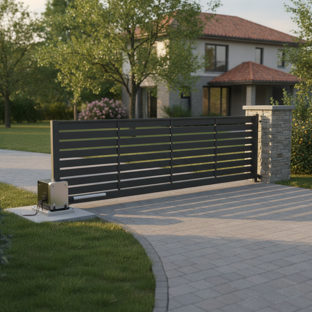 Automatic Gate Installation no people